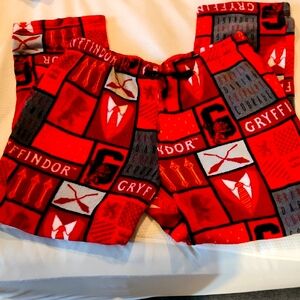 Warner Bros. Harry Potter Red and Gray Pajama Pants,  Women's Size Xl